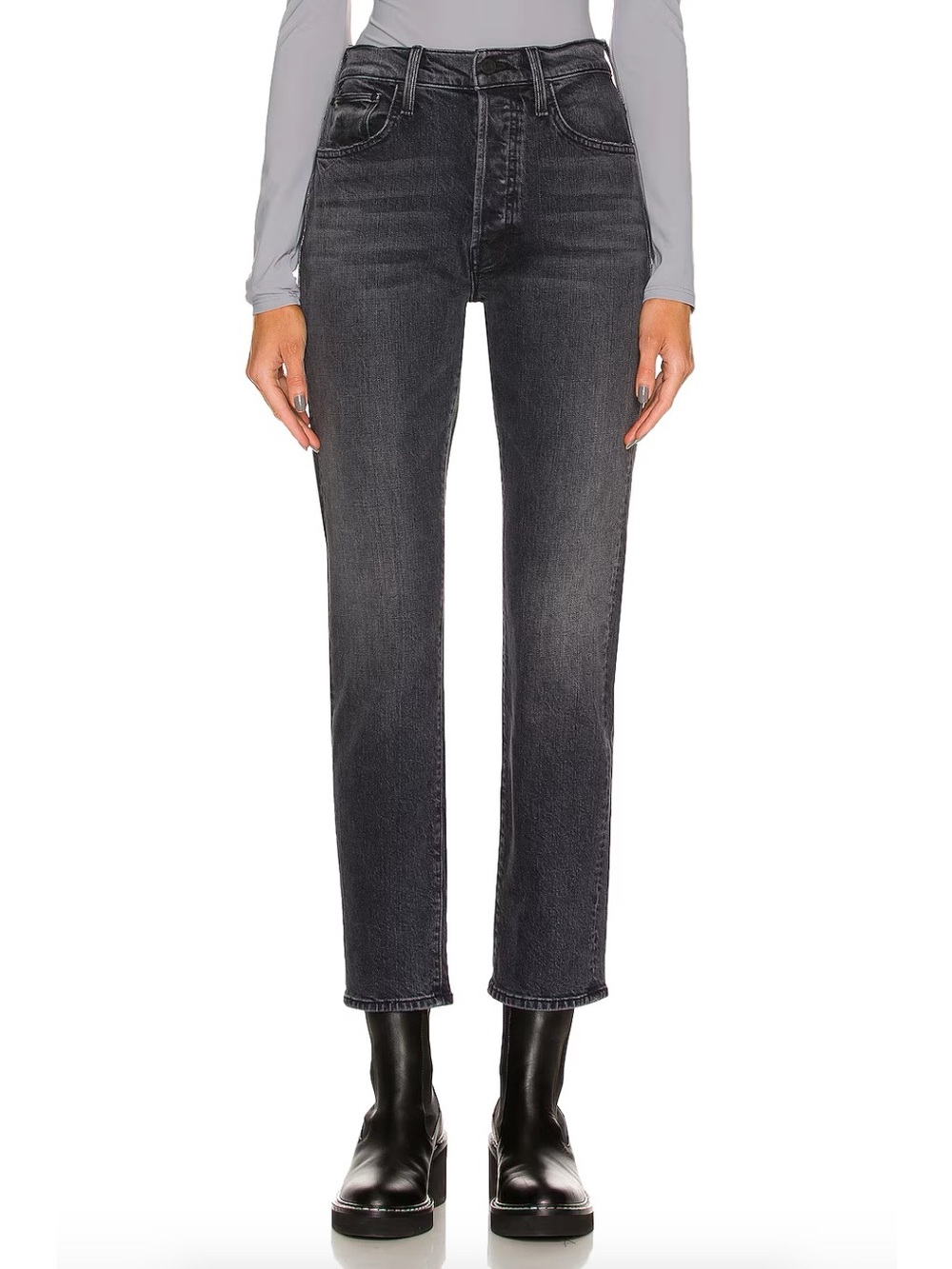 Mother High Waisted Hiker Hover Jeans Roadtrip Renegade